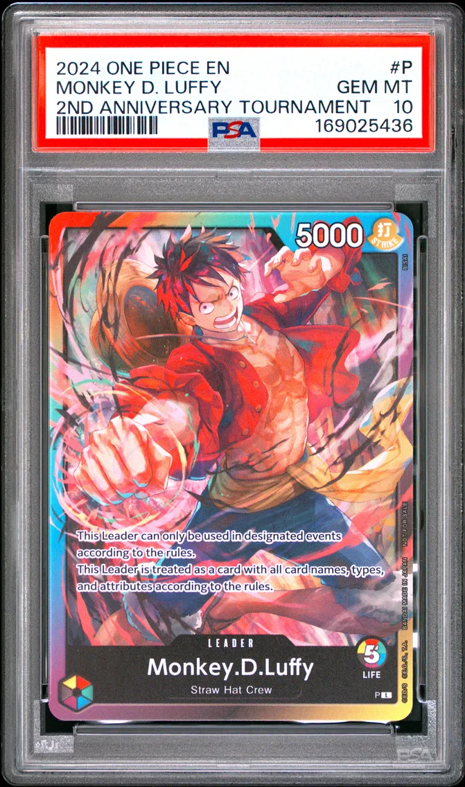 2024 #P Monkey D. Luffy PSA 10 One Piece Promos