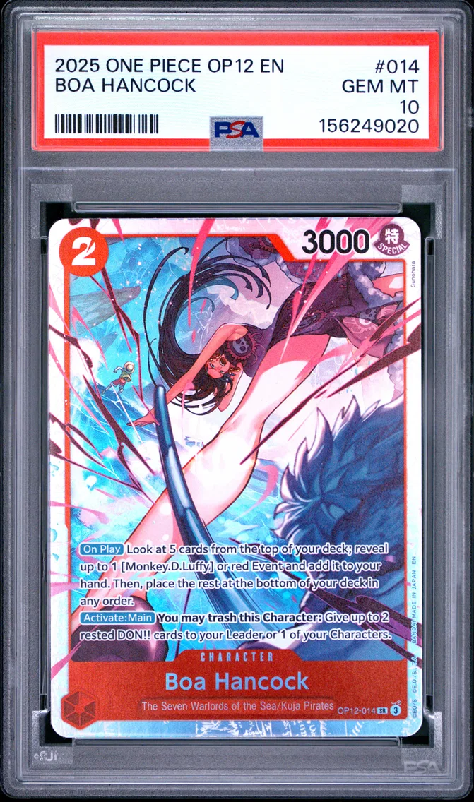 2025 #014 Boa Hancock PSA 10 One Piece OP12-Legacy of the Master