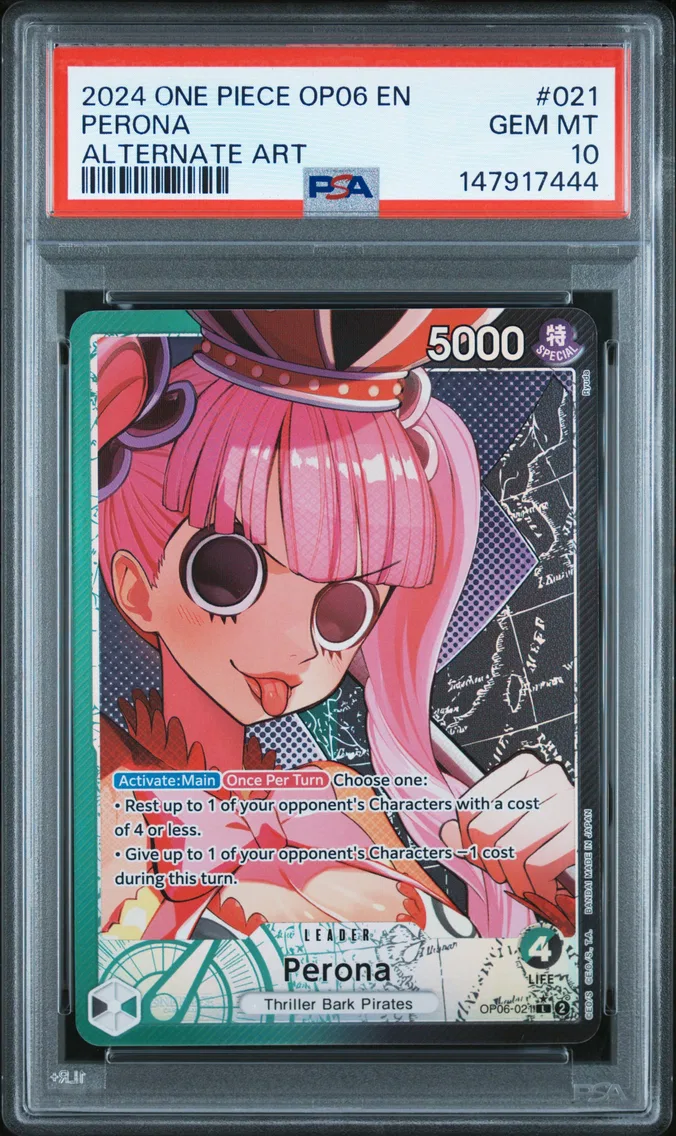 2024 #021 Perona PSA 10 One Piece OP06-Wings of the Captain