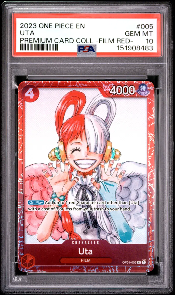 2023 #005 Uta PSA 10 One Piece Premium Card Collection -One Piece Film Red-