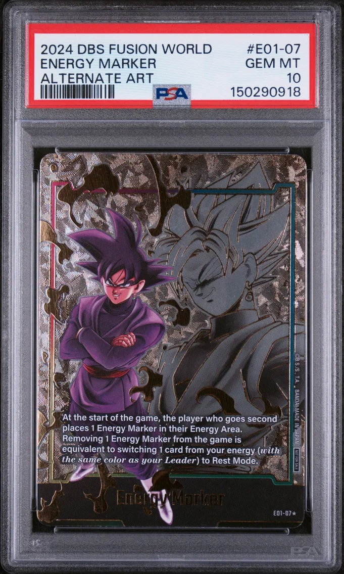 2024 #E01-07 Energy Marker PSA 10 Dragon Ball Super Card Game Fusion World Energy Marker Pack 01