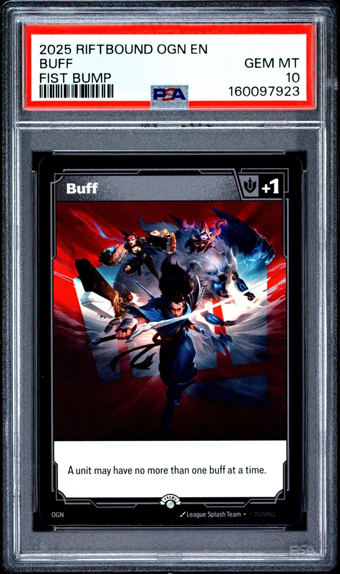 2025 #NA Buff PSA 10 Riftbound: League of Legends Ogn-Origins