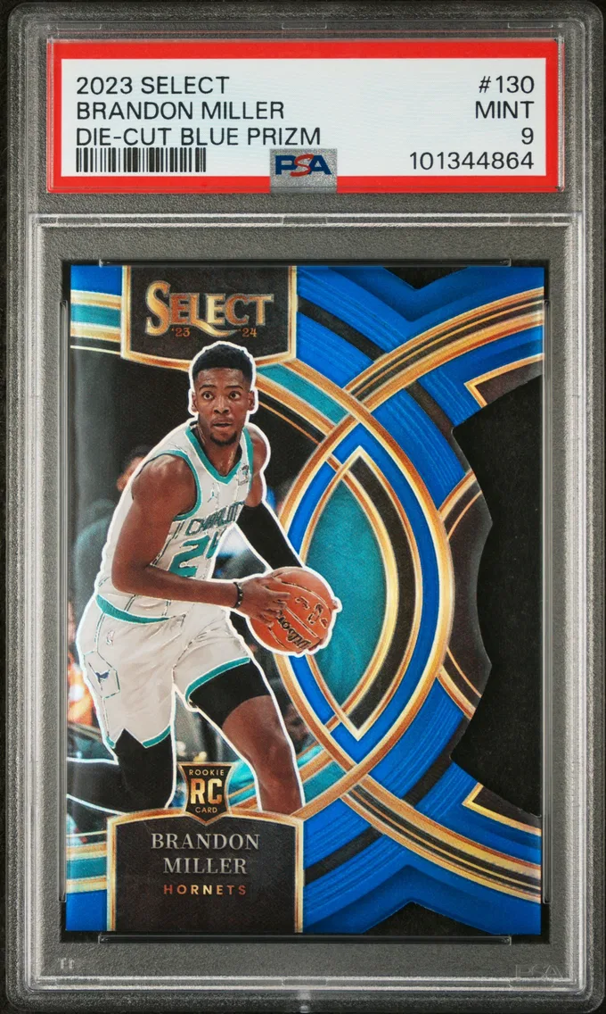 2023 #130 Brandon Miller PSA 9 Panini Select
