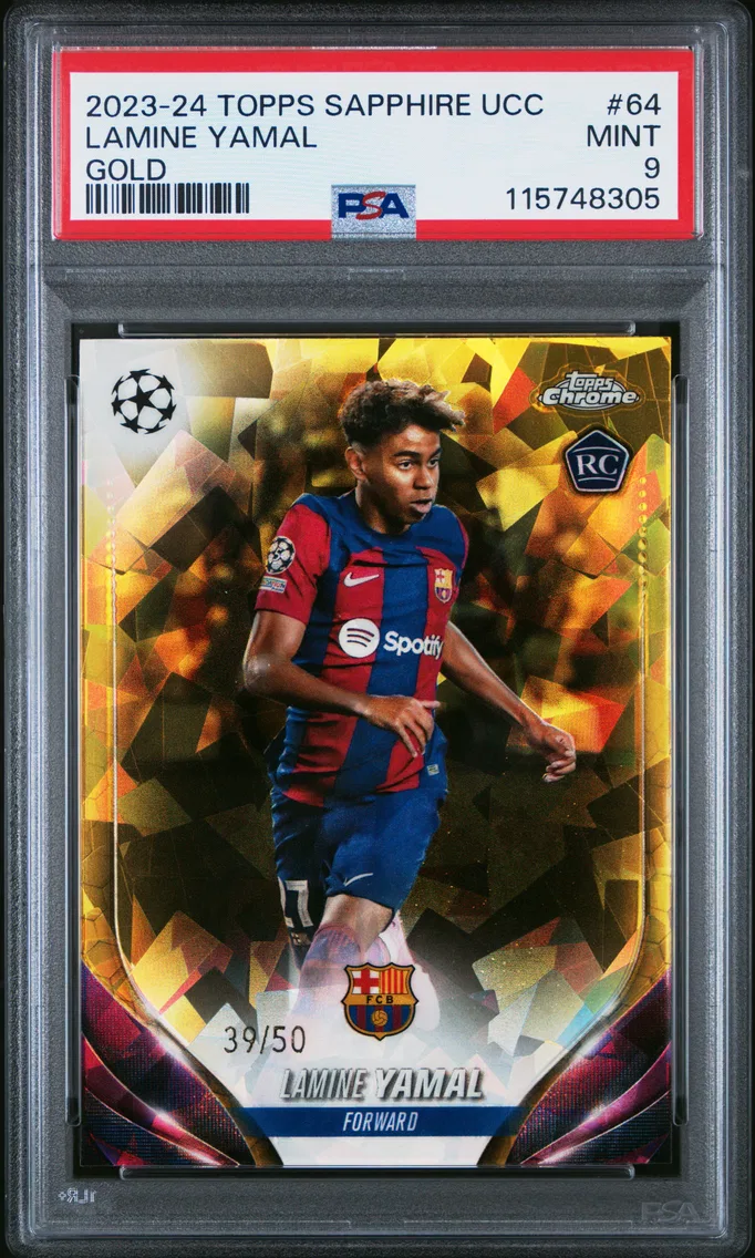 2023 #64 Lamine Yamal PSA 9 Topp