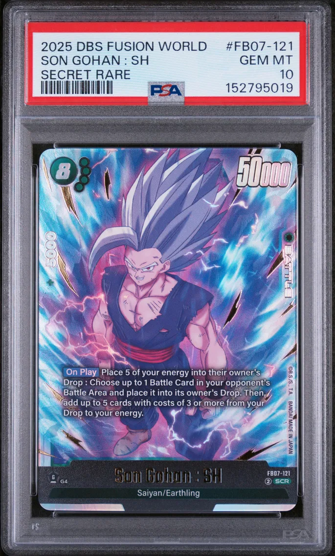 2025 #FB07-121 Son Gohan : SH PSA 10 Dragon Ball Super Card Game Fusion World Wish for Shenron