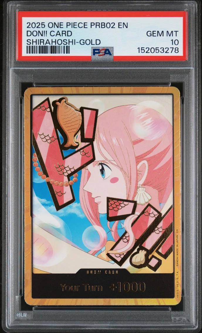2025 #NA Don!! Card PSA 10 One Piece PRB02-Premium Booster -One Piece Card the Best- Vol.2