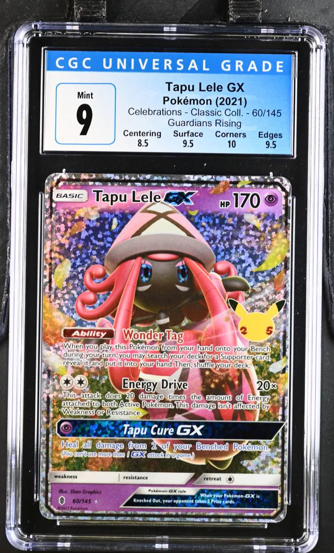 2021 #60 Tapu Lele GX CGC 9 Celebrations - Classic Collection - English