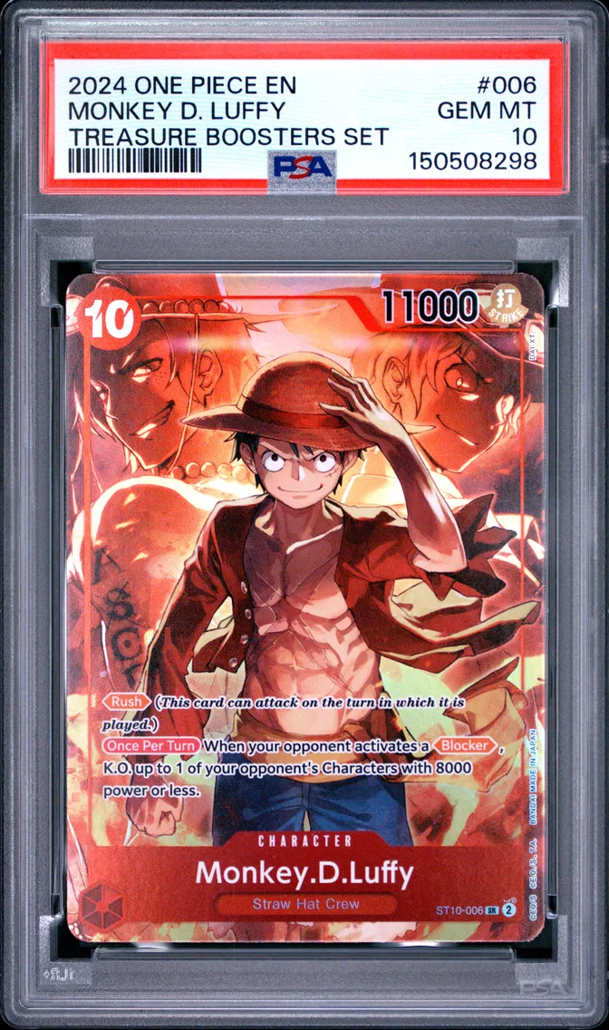 2024 #006 Monkey D. Luffy PSA 10 One Piece Promos