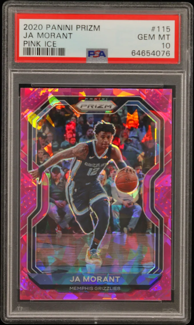 2020 #115 Ja Morant PSA 10 Panini Prizm