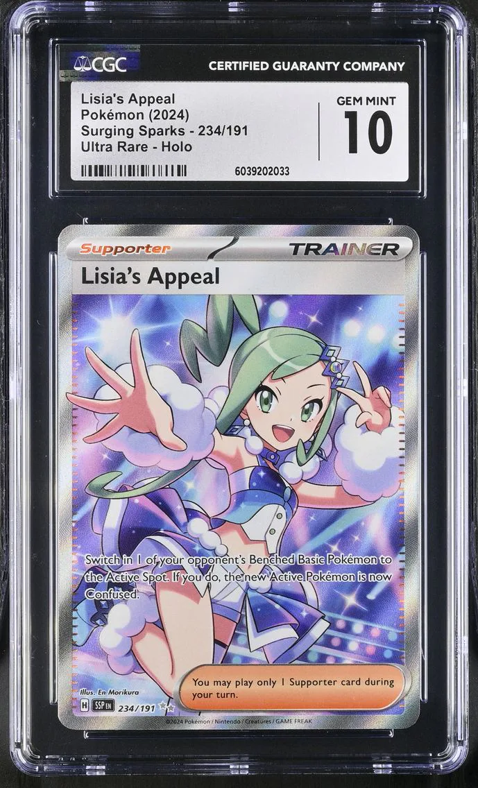 2024 #234 Lisia's Appeal CGC 10 Surging Sparks - SSP EN - English