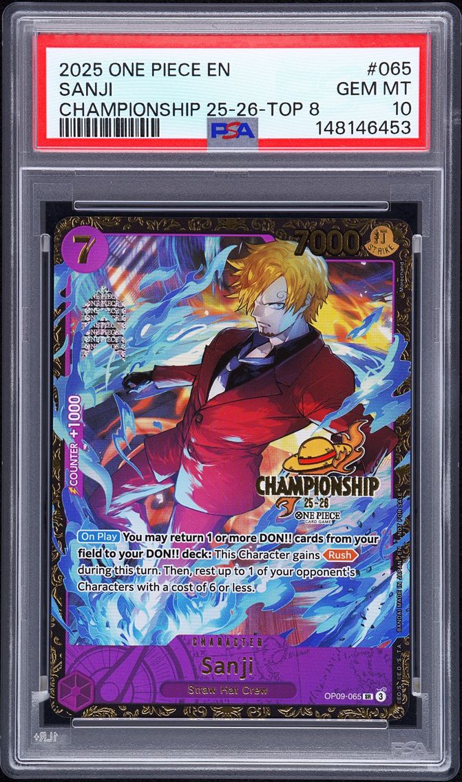 2025 #065 Sanji PSA 10 One Piece