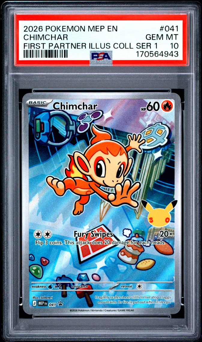 2026 #041 Chimchar PSA 10 Mep EN