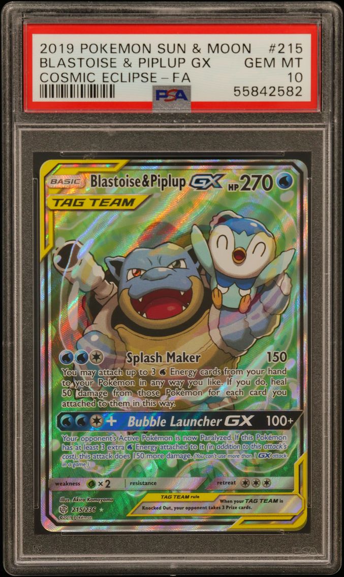 2019 #215 Full Art/Blastoise & P