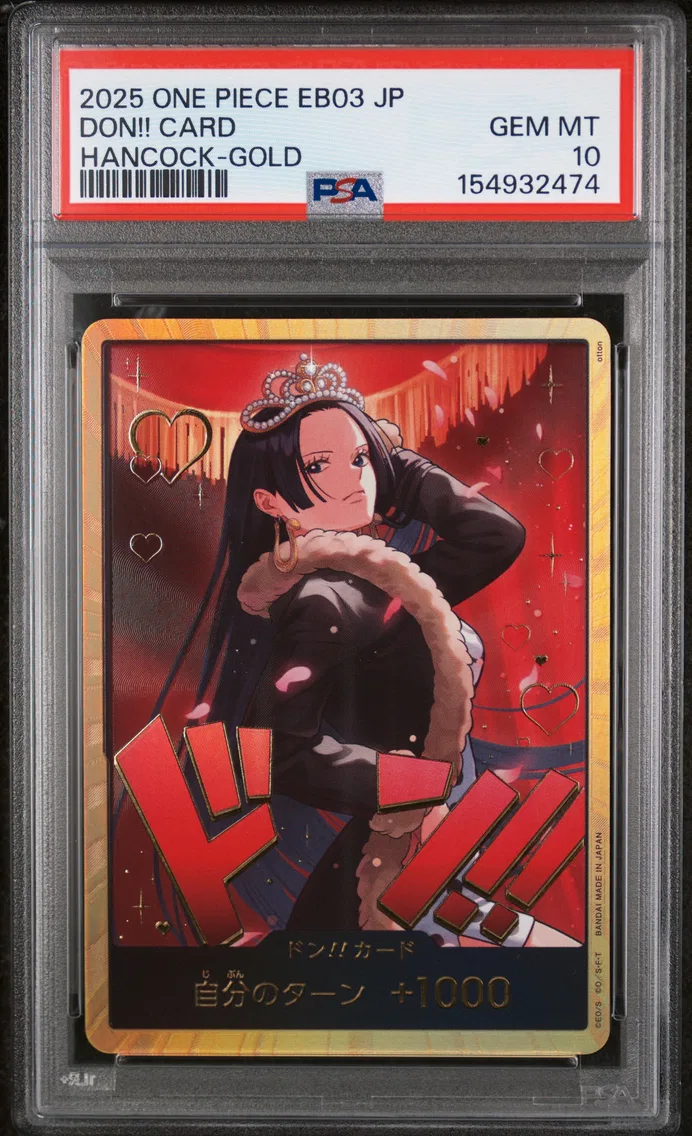 2025 #NA Don!! Card PSA 10 One Piece Japanese EB03-Extra Booster -One Piece Heroines Edition-