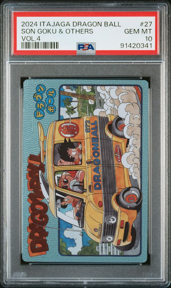 2024 #27 Krillin/Master Roshi/Son Goku/Yamcha PSA 10 Itajaga Dragon Ball Vol.4