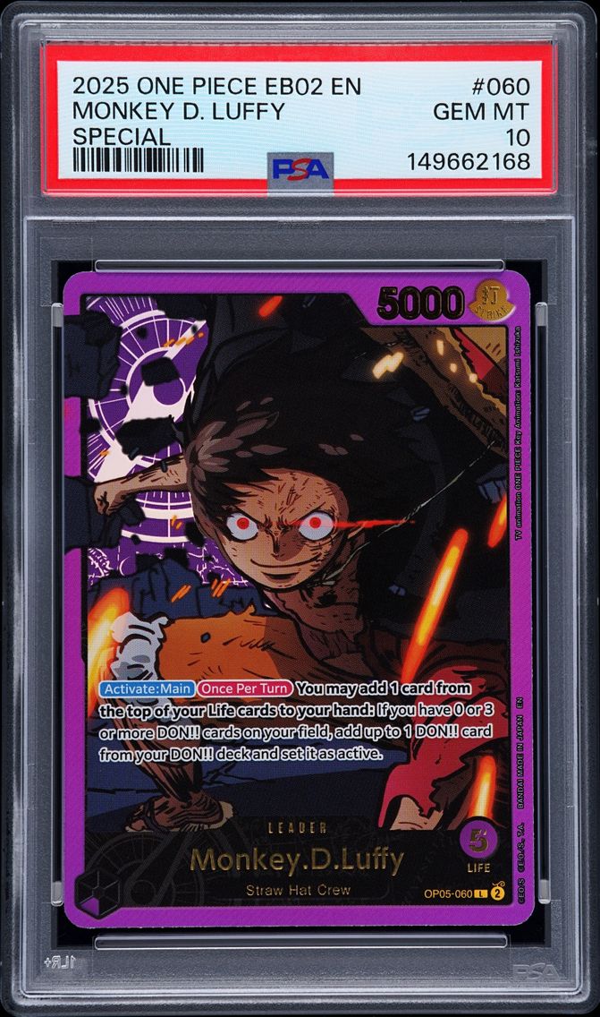 2025 #060 Monkey D. Luffy PSA 10