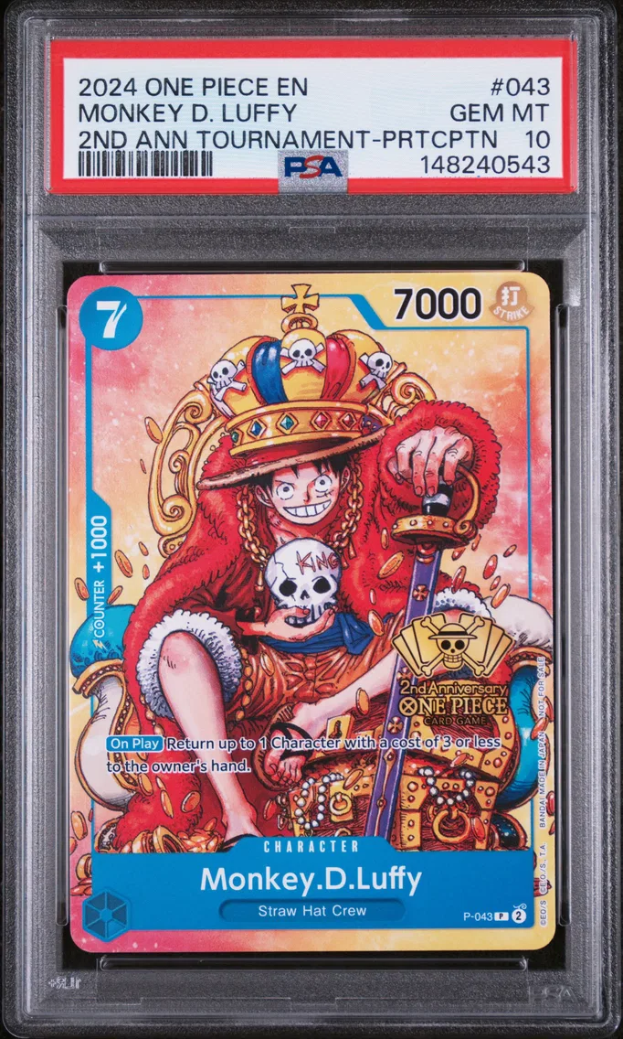 2024 #043 Monkey D. Luffy PSA 10 One Piece Promos