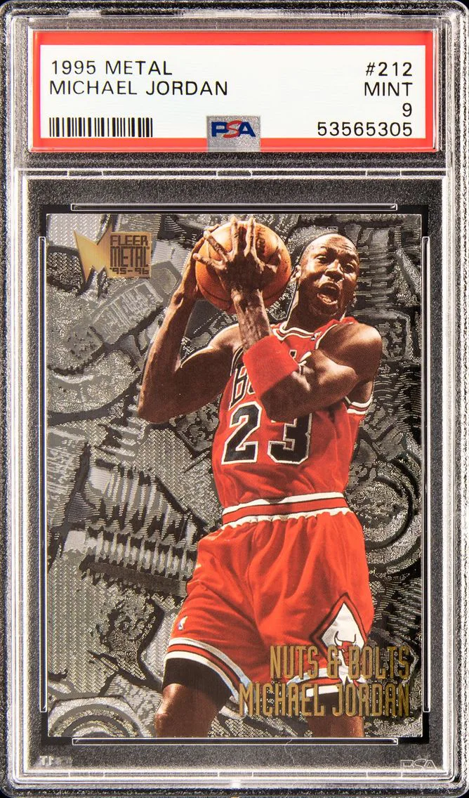 1995 METAL #212 MICHAEL JORDAN