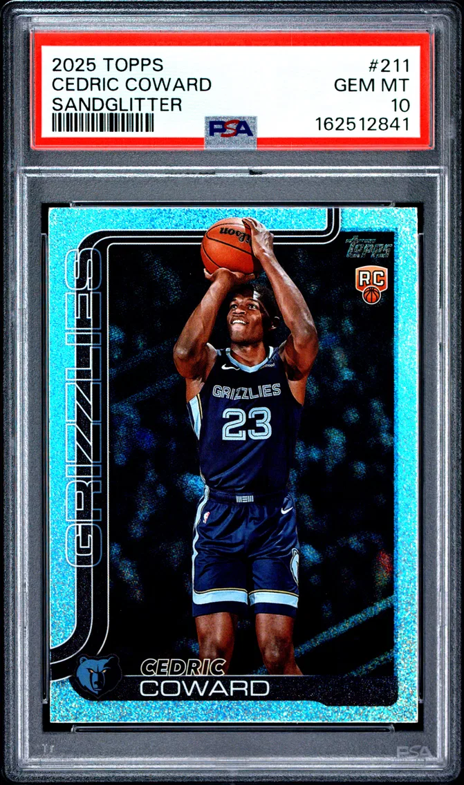 2025 #211 Cedric Coward PSA 10 Topps