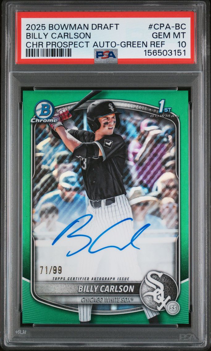2025 #CPA-BC Billy Carlson PSA 1