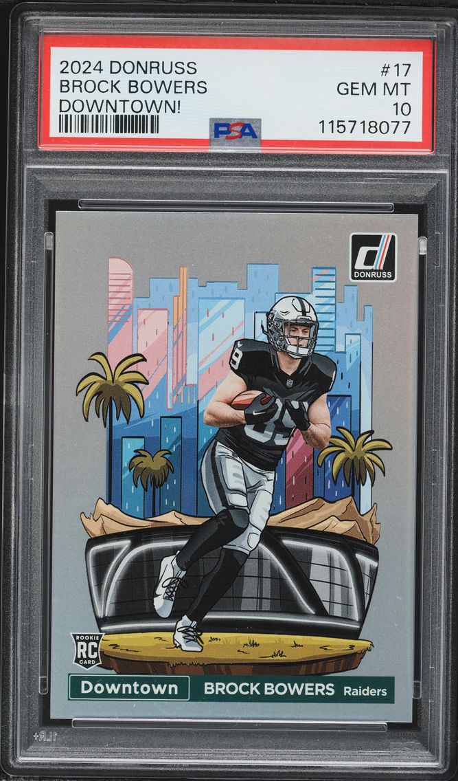 2024 #17 Brock Bowers PSA 10 Pan