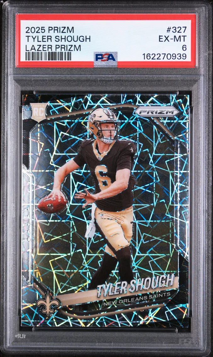 2025 #327 Tyler Shough PSA 6 Panini Prizm