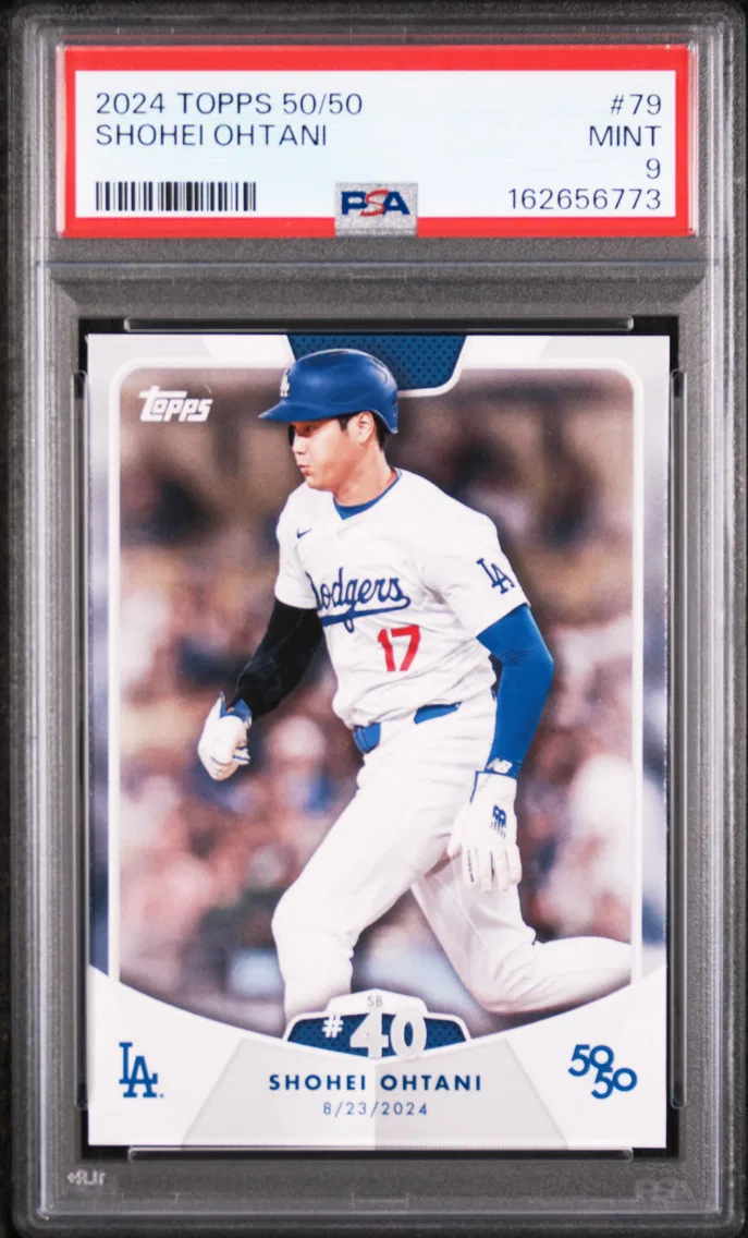 2024 #79 Shohei Ohtani PSA 9 Topps 50/50 Shohei Ohtani