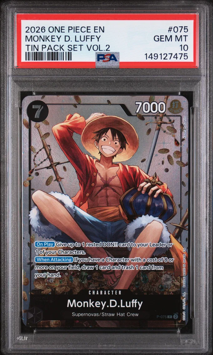 2026 #075 Monkey D. Luffy PSA 10 One Piece Promos