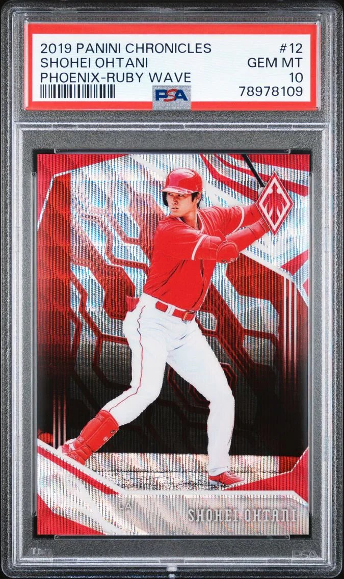 2019 #12 SHOHEI OHTANI PSA 10 Panini Chronicles Phoenix