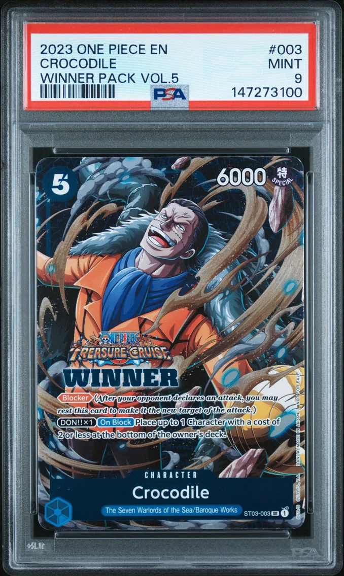 2023 #003 Crocodile PSA 9 One Piece Promos
