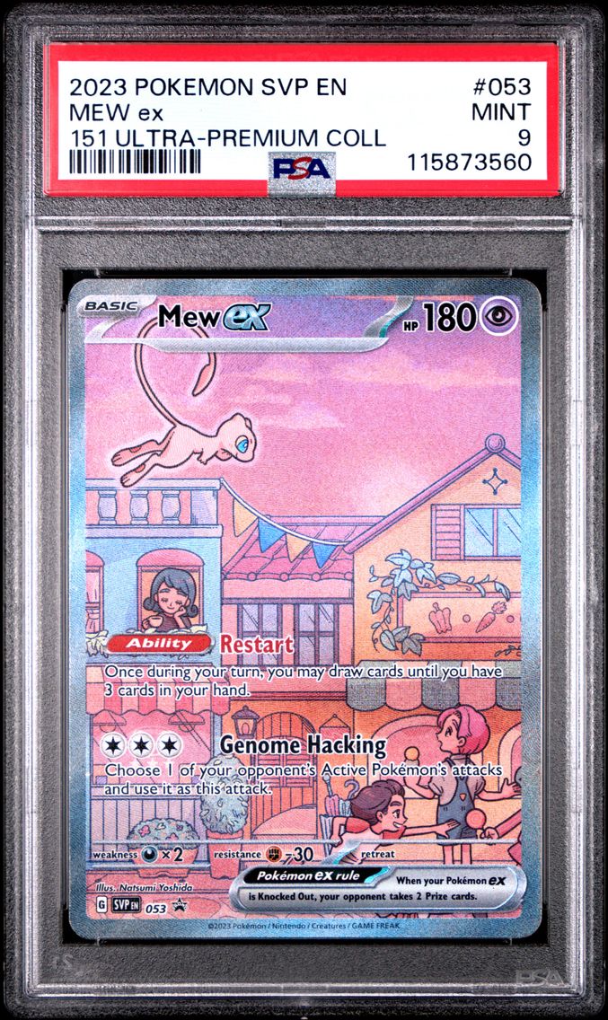 2023 #053 Mew EX PSA 9 Svp EN-SV Black Star Promo Pokemon