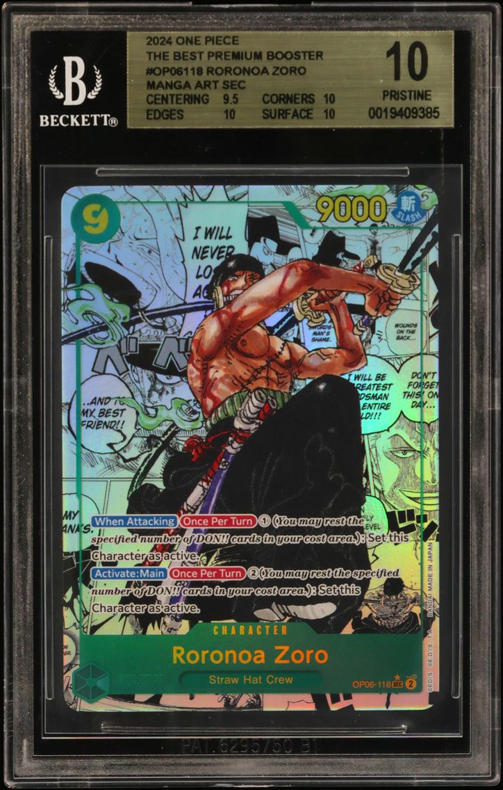 2024 #OP06118 Roronoa Zoro MANGA