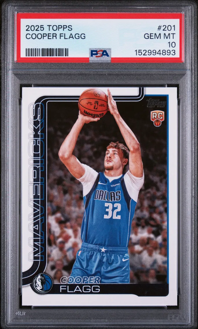 2025 #201 Cooper Flagg PSA 10 Topps