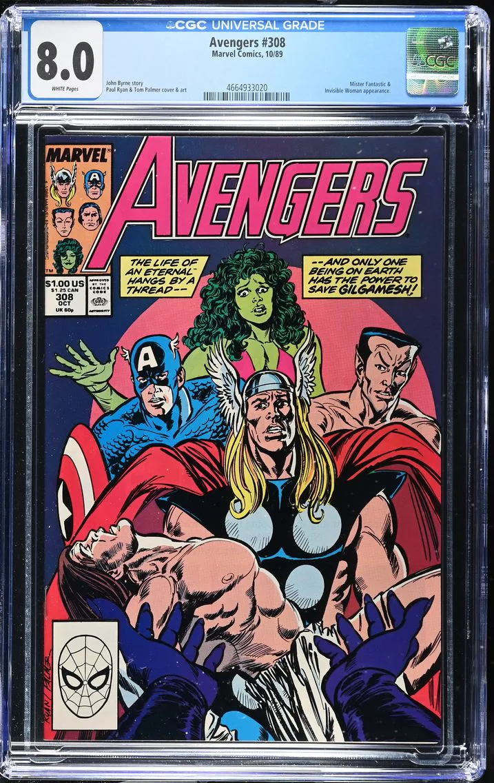 1989 #NA 1989 Avengers #308 CGC 8 Marvel Comics CGC 8