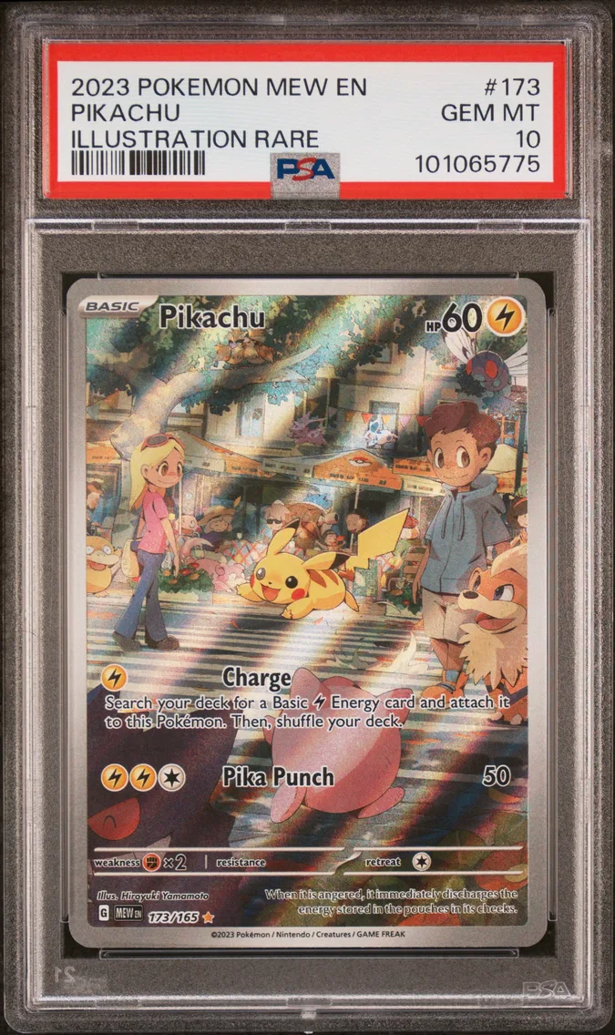 2023 #173 Pikachu PSA 10 Mew EN-151