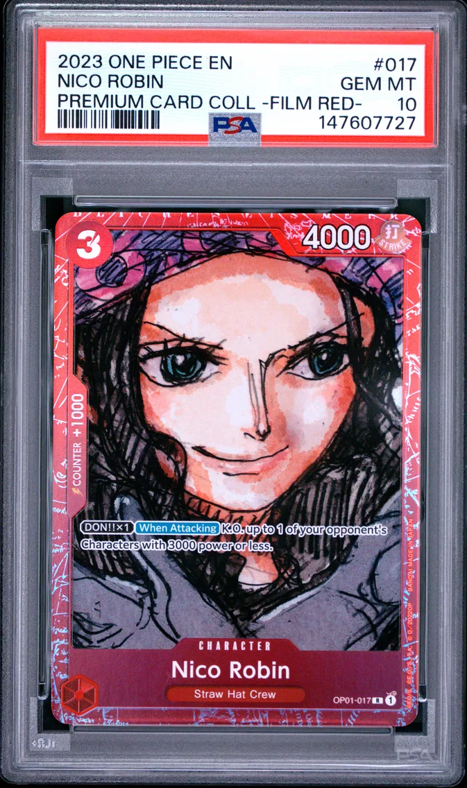 2023 #017 Nico Robin PSA 10 One Piece Premium Card Collection -One Piece Film Red-