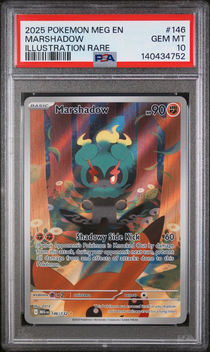 2025 #146 Marshadow PSA 10 Meg EN-Mega Evolution