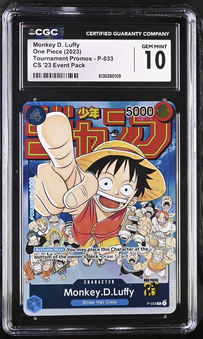 2023 #P-033 Monkey D. Luffy CGC