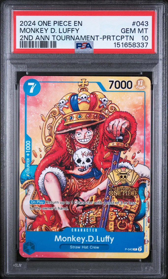 2024 #043 Monkey D. Luffy PSA 10 One Piece Promos