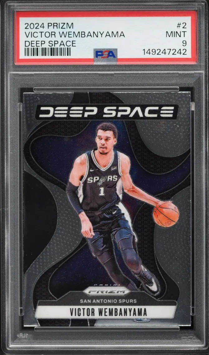 2024 #2 Victor Wembanyama PSA 9 Panini Prizm Deep Space