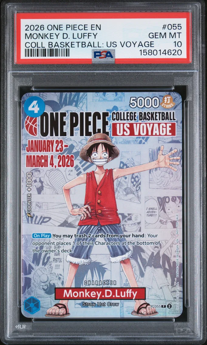 2026 #055 Monkey D. Luffy PSA 10 One Piece Promos