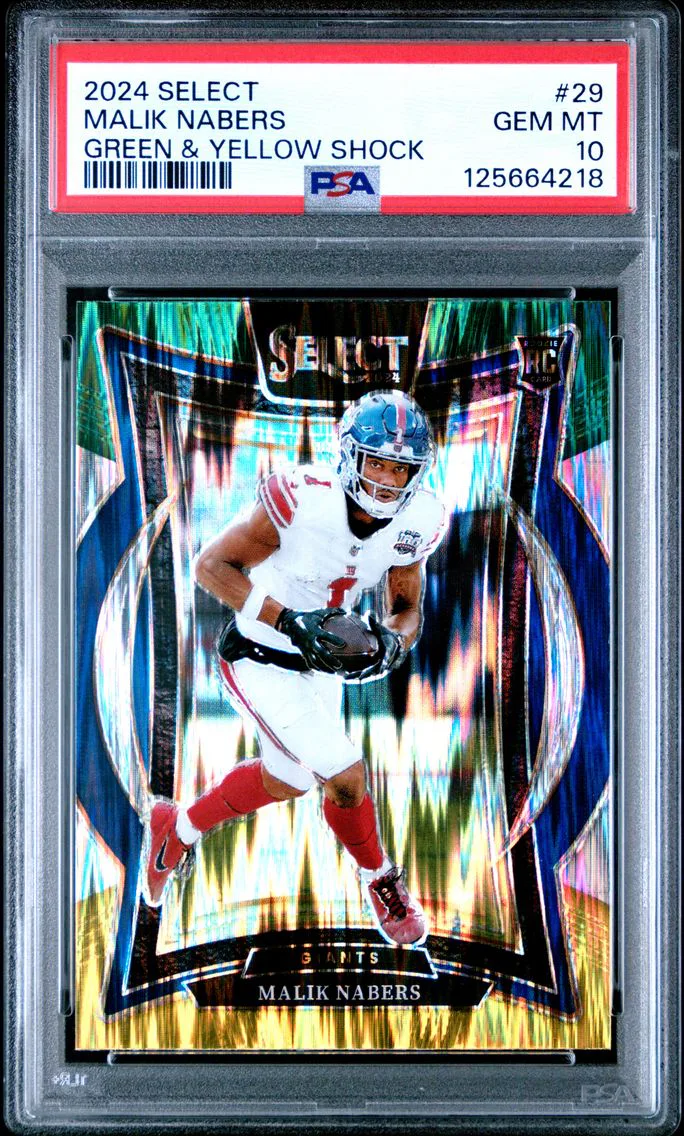 2024 #29 Malik Nabers PSA 10 Panini Select