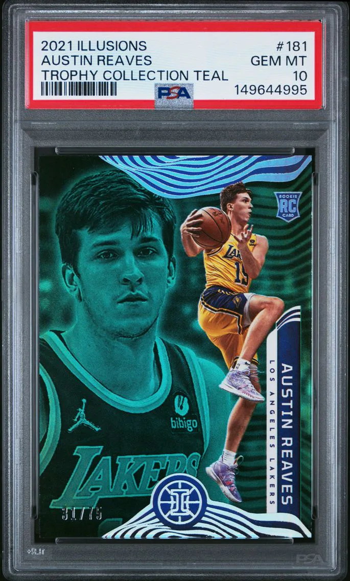 2021 #181 Austin Reaves PSA 10 Panini Illusions