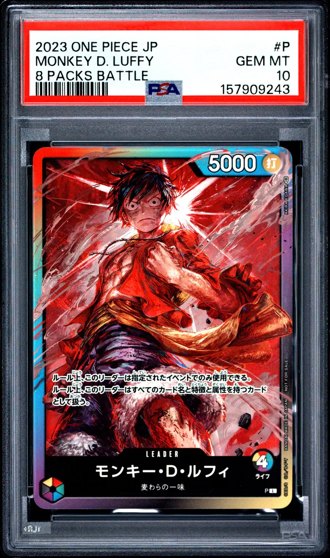2023 #P Monkey D. Luffy PSA 10 One Piece Japanese Promos