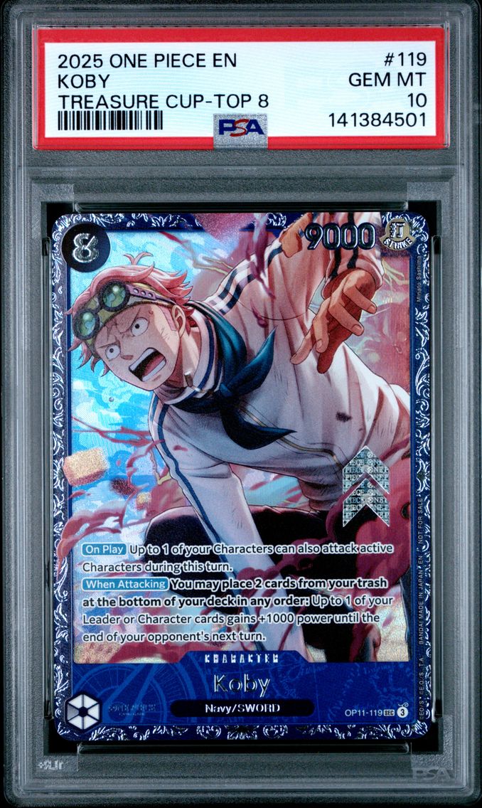 2025 #119 Koby PSA 10 One Piece 