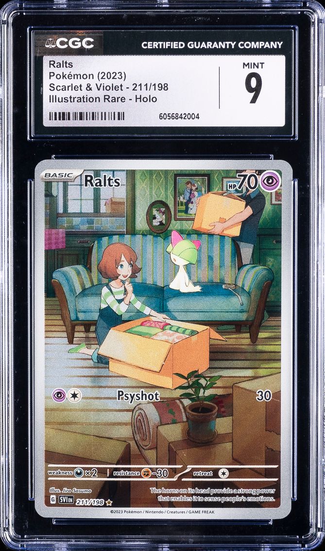 2023 #211 Ralts CGC 9 Svi EN-Scarlet & Violet Pokemon
