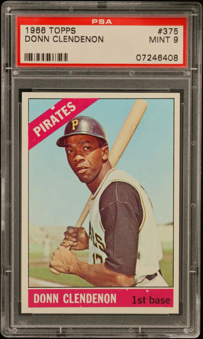 1966 #375 Donn Clendenon PSA 9 Topps