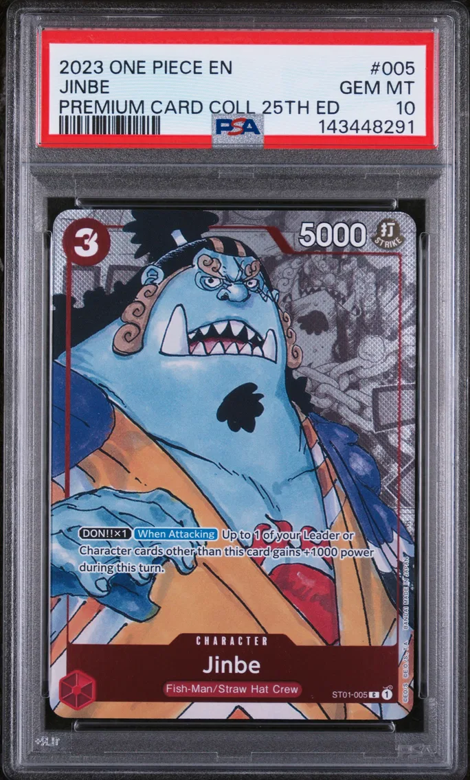 2023 #005 Jinbe PSA 10 One Piece Premium Card Collection 25th Edition