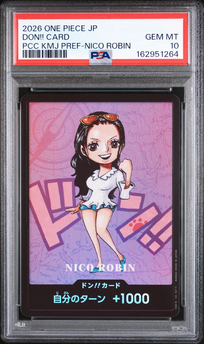 2026 #NA Don!! Card PSA 10 One Piece Japanese Premium Card Collection Kumamoto Prefecture Special