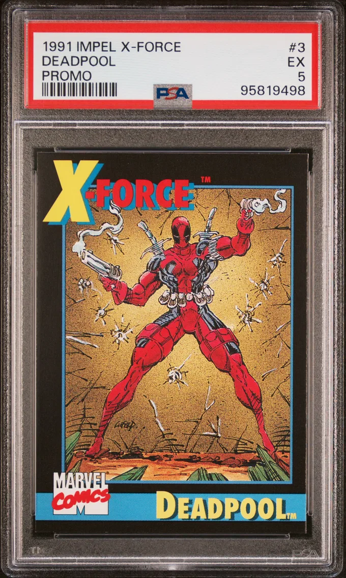 1991 #3 Deadpool PSA 5 Impel X-Force Promo